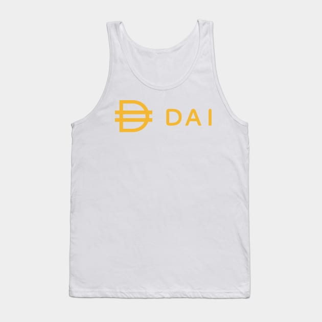 Dai Coin Cryptocurrency DAI crypto Tank Top by J0k3rx3